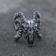 thumbnail image 1 of Anillo de calavera de diablo satánico Punk gótico, anillo de acero inoxidable Vintage Steampunk para hombre, joyería de motorista de Hiphop para motocicleta Rock, venta al por mayor Tan Jianjun unisex, 1 of 2
