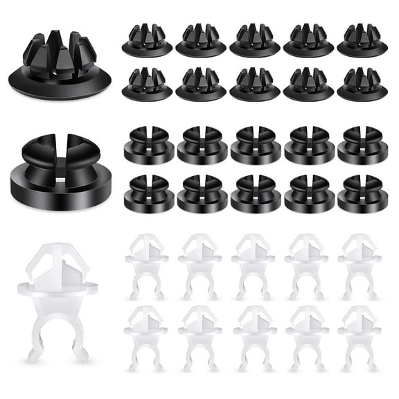 GOOACC 30Pcs Hood Support Prop Rod Holder Clips Hood Prop Rod Grommet Car Hood Rod Clip Compatible with Honda Accord Odyssey Prelude Acura RDX TSX