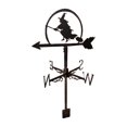 thumbnail image 2 of Wind Vane Flying Witch Black Stainless Steel athervane Outdoor European-Style, 2 of 8