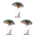 thumbnail image 1 of Sombrero de sombrilla portátil anti-lluvia anti-sol para la cabeza al aire libre (camuflaje), 1 of 6