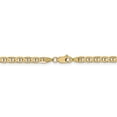thumbnail image 3 of 14K Yellow Gold 3.75mm Concave Anchor Chain, 3 of 4