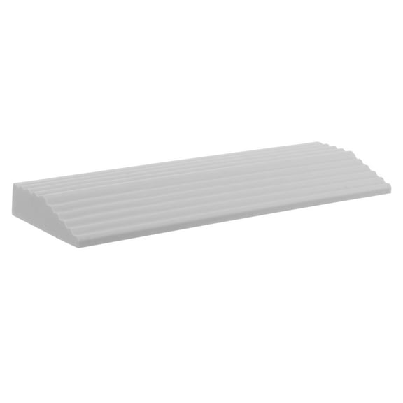Supvox Plastic Threshold Ramp for Sweeping Robot with Anti Skid Groove for Home Use Grey PVC