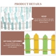 thumbnail image 3 of TABLZONE Miniature Plastic Fence Model for Decor Assorted Color Realistic Simulation Small Fence 2pcs, 3 of 6