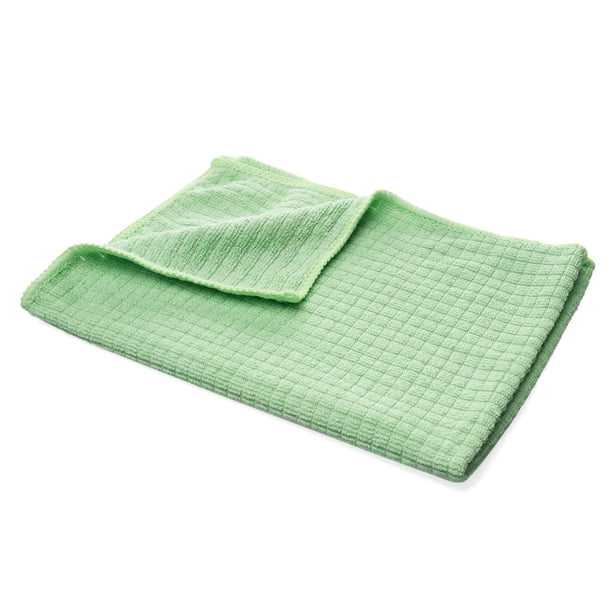 Paño de microfibra, paño de limpieza de cocina, paño absorbente, esponja para fregar (2 uds. Verde