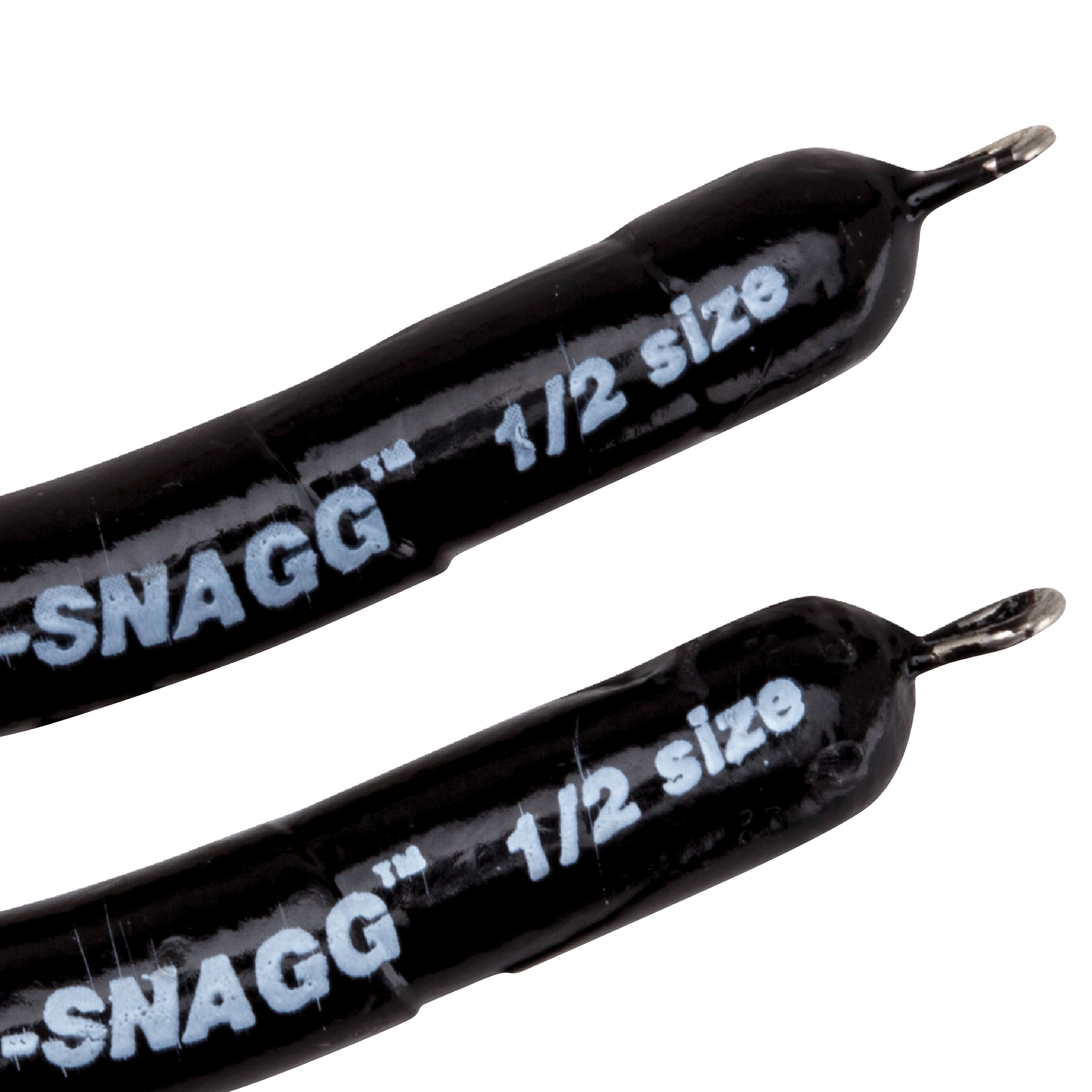 (2 pack) Lindy Snagg Slip Sinker Fishing Lure Terminal Black 1/2 oz.