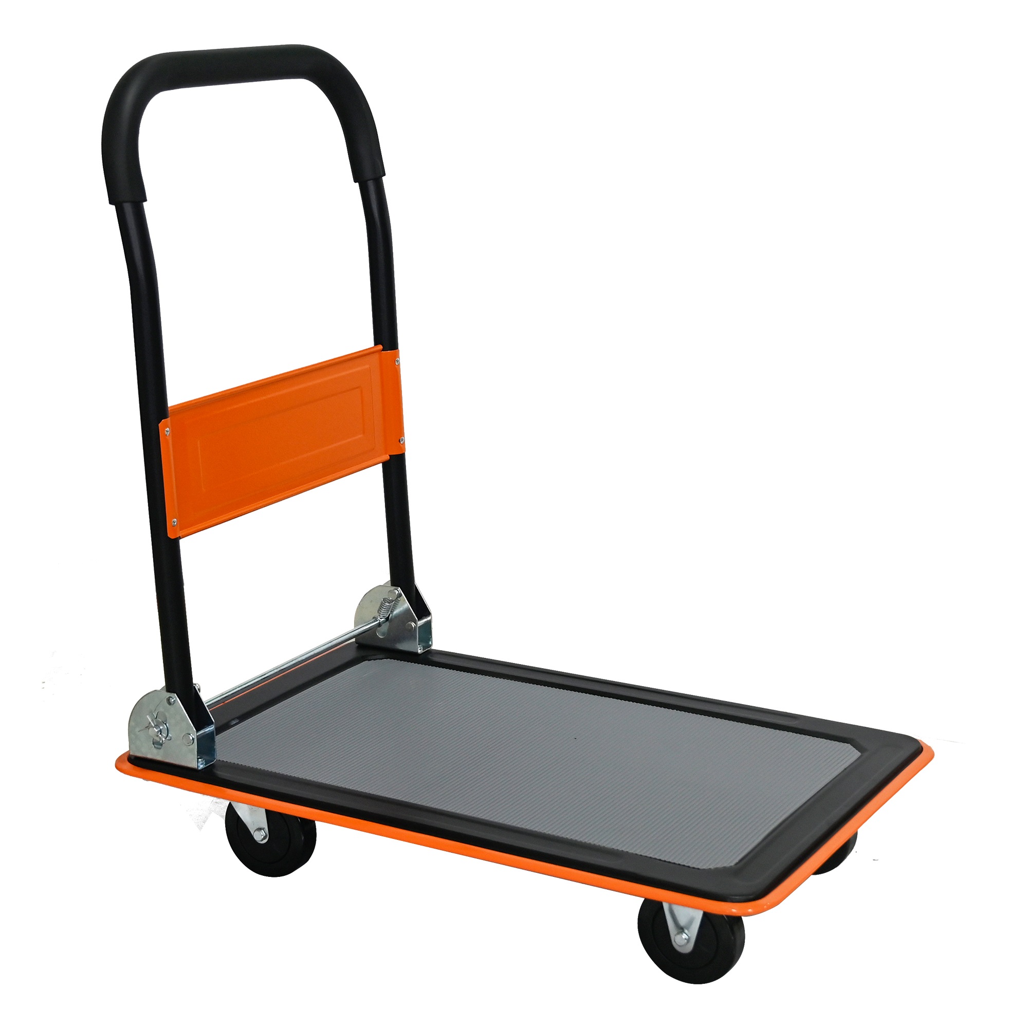 Foldable Flatbed Cart,330 lbs Heavy Duty Platform Hand Truck with Swivel Wheels