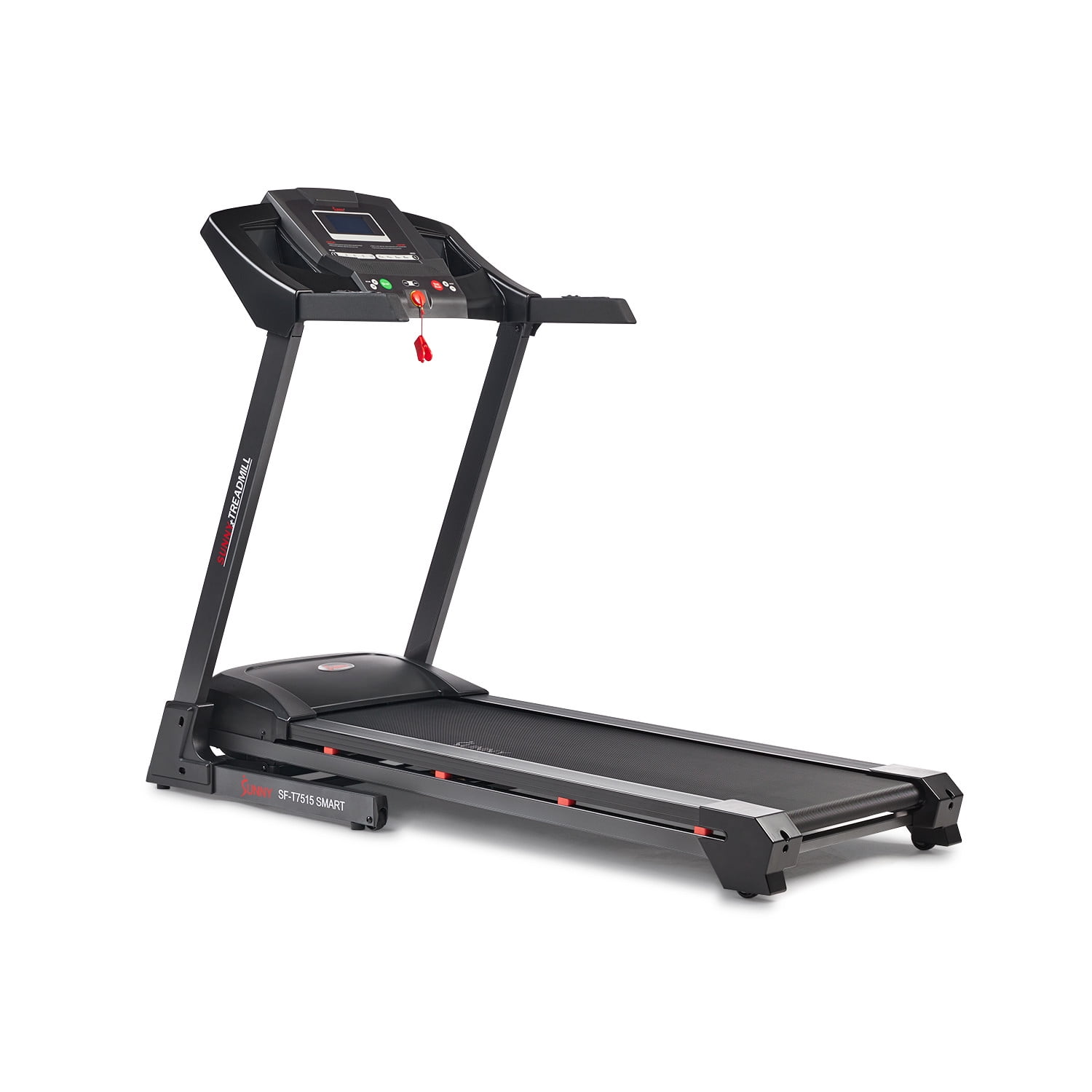 Sunny Health Fitness Smart Treadmill with Auto Incline Speed Buttons Digital Display BMI Pulse SF T7515SMART Walmart