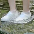 thumbnail image 5 of Cubiertas impermeables de silicona para zapatos, botas de lluvia de goma antideslizantes reutilizables, accesorios para días lluviosos al aire libre, 1 par, 5 of 5