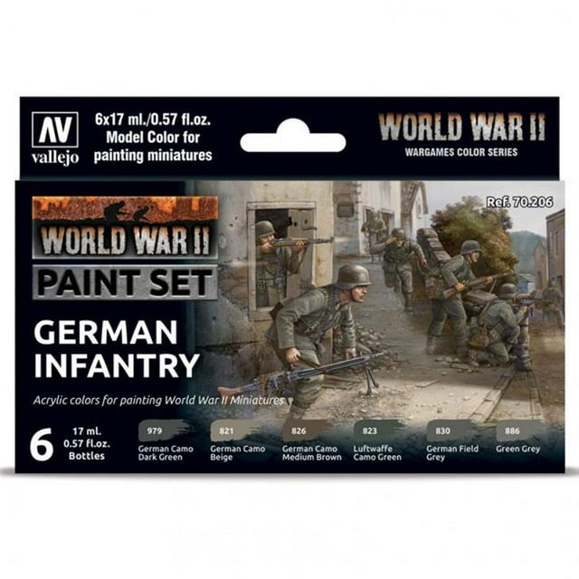 vallejo World War II German Infantry Paint Set