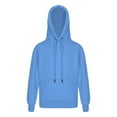 thumbnail image 4 of XUNZOO Children Boys Girls Solid Fleece Hoodies Hooded Sweatshirt Jumper Hoody Outerwear Pullover Light Blue 160, 4 of 8