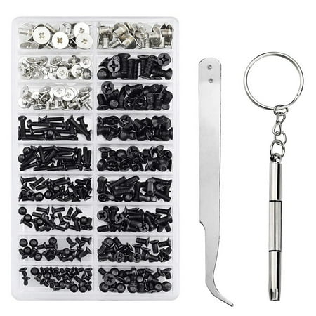 

355Pcs PC Screws Assorted Set M2 M2.5 Computer Screws HDD M.2 SSD Screws for Universal Laptop PC Computer Repair