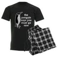 thumbnail image 6 of CafePress - The Penguin Says Men's Dark Pajamas - Men's Dark Loose Fit Cotton Pajama Set, 6 of 7