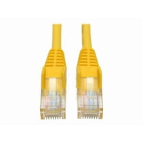 Tripp Lite 50ft Cat5e 350MHz Snagless Molded Patch Cable (RJ45 M/M) - Yellow