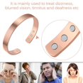 thumbnail image 4 of Pure Copper Energy Magnetic Bangle Healthcare Bracelets For, 4 of 5