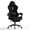 Black, variant on Huracan Velvet Gaming Chair with Footrest, Adjustable Lumbar Support & Headrest, Ergonomic Reclining Desk Chair for Adults,Black