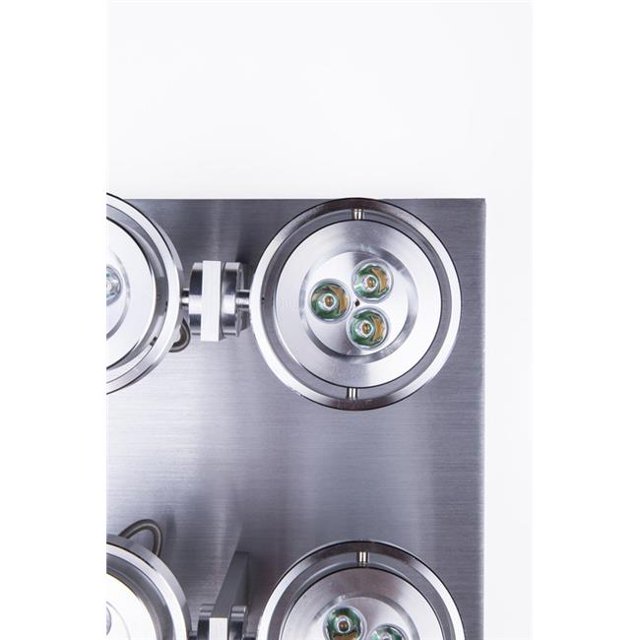 Control Brands LS0185LS le Projecteur Quad Saturn&44; Aluminium - 6 Po.