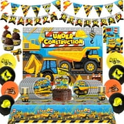 Construction Party Supplies Ultimate Set for 16 Guests