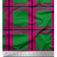 thumbnail image 1 of Soimoi Cotton Poplin Fabric Check Check Printed Craft Fabric by the Yard 42 Inch Wide, 1 of 5