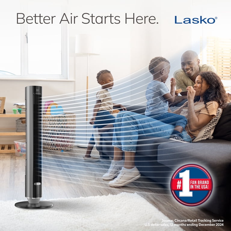 Lasko WhisperForce 40-Inch Tower Fan, 12 Speeds photo 2