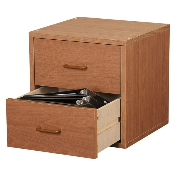 Modular 2Drawer Cube, Black