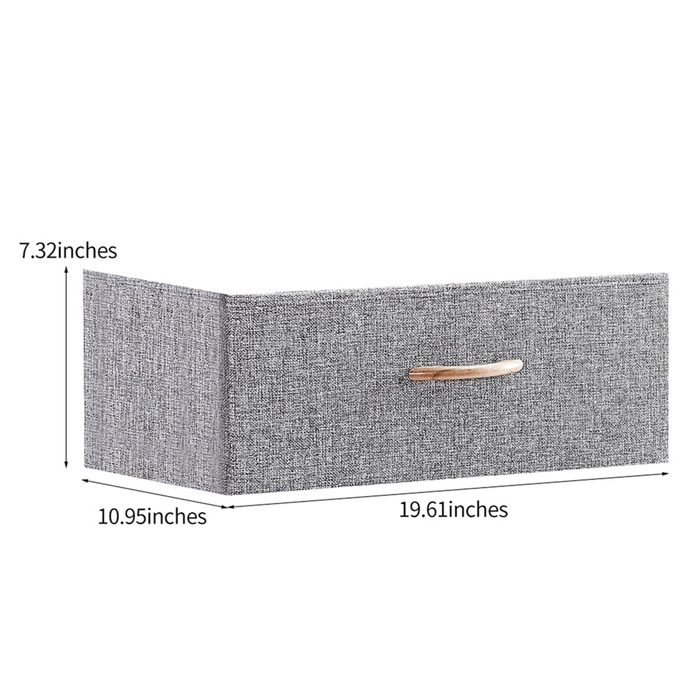Kepooman Home Modern Rectangle Dresser Table with 7 Fabric Drawers for Storage & Organization, Grey Kepooman Home Modern Rectangle Dresser Table with 7 Fabric Drawers for Storage & Organization, Grey