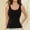 Black, variant on Women's U-Neck Stretch Knit Tank Top, Slim Fit Solid Sleeveless Layering Vest for All-Season Daily Casual Inner Wear (Beige,S)