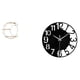 thumbnail image 1 of Estante de pared multifuncional moderno y reloj acrílico silencioso para ahorrar espacio, ideal para exhibiciones decorativas en el hogar, la oficina,, 1 of 8