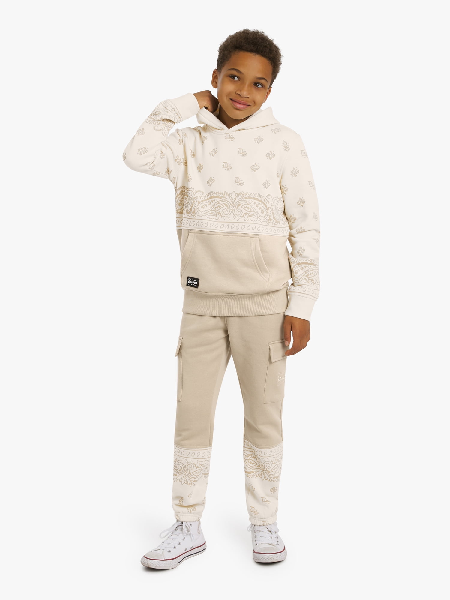 Dogg Supply by Snoop Dogg Boys Bandana Cargo Joggers, Sizes 4-18