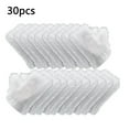 thumbnail image 4 of Fanshiluo 60 Pieces White Microfiber Dusting Gloves Dusting Mitt Microfiber Dusting Cloth Replaces Dust Wipes Feather Dusters For Locks In Dust Pet Hair Sensitive Cleaning Possible Wiping Gloves, 4 of 9