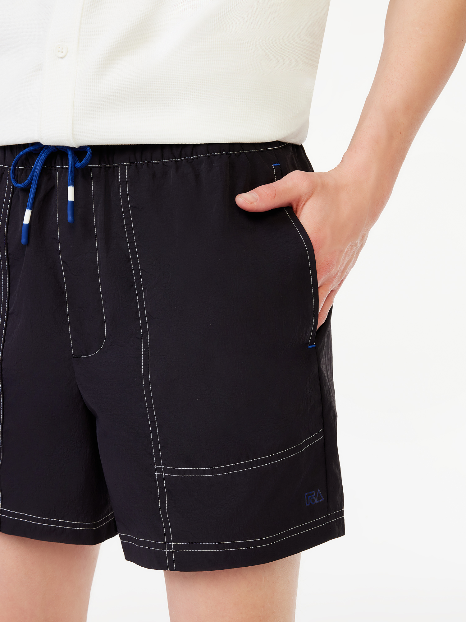Free Assembly Men's Crinkle Nylon Shorts - Walmart.com