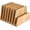 Natural, variant on Wood File Mail Organizer 7 Slots File Paper Holder Desktop Wood Document Letter Holder Organizer for Home Office Brown (7KWJJ-DBR)