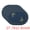 Navy Blue, variant on Unique Bargains Rustic Oval Placemats 4pcs Cotton Linen Navy Blue 17.7"x12.6"