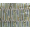 thumbnail image 4 of oneOone Tissu Georgette Viscose à Rayures Chevron au Mètre 42 Pouces de Large, 4 of 4