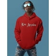 thumbnail image 2 of Old Gothic Los Angeles Banner. Hoodie Men -Image by Shutterstock, Male 5X-Large, 2 of 4
