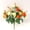 B, variant on POLISE Spaces Artificial Silk Rose and Peony Flower Bouquet, 12 Inch Realistic Fabric Floral Arrangement with Flexible Stems for Home and Wedding Decor, 1 Bunch