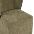 thumbnail image 6 of Christopher Knight Home 7-Piece Modern Dining Set, Table with 6 Upholstered Chairs, Light Natural+Olive Green, 6 of 14