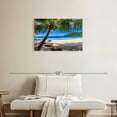 thumbnail image 2 of Elephant Stock Palm Tree On A Sandy Beach Wall Art - Horizontal Canvas Wall Art - Living Room Wall Decor - Beach Canvas - Brown And Beige Decor - 30" x 20", 2 of 8