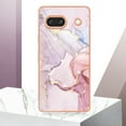 thumbnail image 4 of Compatible avec Google Pixel 7A Étui Souple Motif Marbre Couverture de Protection Améliorée pour Appareil Photo et Écran, 4 of 5