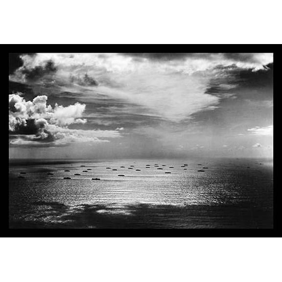 Atlantic Convoy- Fine Art Canvas Print (20" x 30")