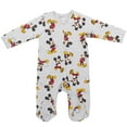 thumbnail image 3 of Disney Mickey Mouse Winnie the Pooh Baby 2 Pack Zip Up Sleep N' Plays Newborn to Infant, 3 of 5
