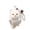 White, variant on Mini Cat Plush Toy Soft Sensory Hand Exercise Stress Relief Gift Black