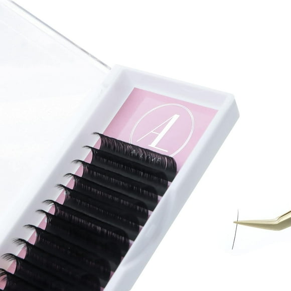 AIR-ALLOVE Eyelash Extension Classic Lash Extensions 0.2 C Curl 10mm Individual Lash Extensions Single Lash Extensions