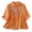 A1 Orange, variant on Embroidered Cotton Linen Tops for Women Summer Tops for Women Loose Fit Blouses Elbow Sleeve Classy Outfits for Women Over 60 Summer Gauze Shirts Tunics Top Retro Boho Tops Peasant Tops XXL