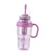 thumbnail image 3 of Botella de agua deportiva, vaso de agua, hervidor deportivo reutilizable con asa, diseño moderno de 1200 ml. violento, 3 of 9