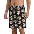 thumbnail image 2 of Logiee colorful Skull dog flower Print Mens Swim Trunks Quick Dry Board Shorts,Breathable Hawaii Beach Shorts Swimwear Bathing Suits-Small, 2 of 6