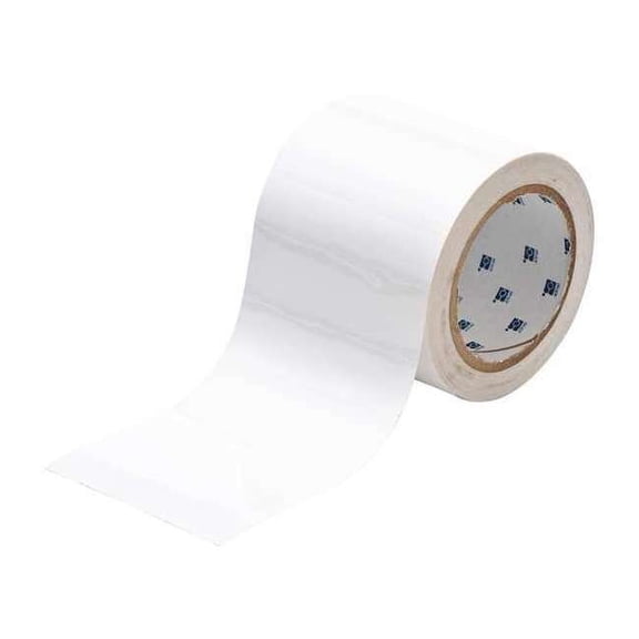 Brady Floor Tape,White,4 inx100 ft,Roll 104371