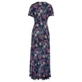 thumbnail image 4 of LASCANA Women's Printed Side Slit Maxi Dress, 4 of 5