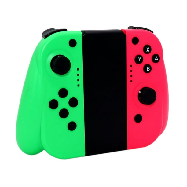 Joy Con L R Controller Compatible With Switch Joycon Left And Right Controllers With Straps Support Wake Up Function Green And Pink Walmart Com