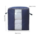 thumbnail image 5 of Wzzjkit Closet Storage Bins, Heavy Duty Clothing Storage Bags with Reinforced Handles, Extra Large Storage Bags for Clothes, Thickened Double Zipper for Space Saving Travel, 5 of 8