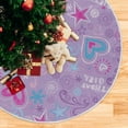 thumbnail image 5 of GZHJMY Love Heart Christmas Tree Skirt 48", Valentine's Day Tree Skirt Double Layers Polyester Easter Tree Skirt for Valentine's Day Holiday Party Decoration, 5 of 6